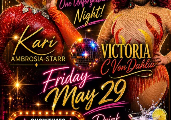 Event poster for show at Club Cabaret in Hickory, May 29th, 2026