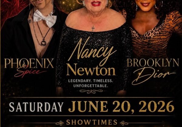 Poster for Phoenix Spice, Brooklyn Dior, and Nancy Newton at Cabaret Hickory on June 20